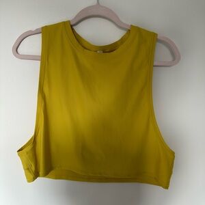 lululemon athletica Yellow Muscle Tee